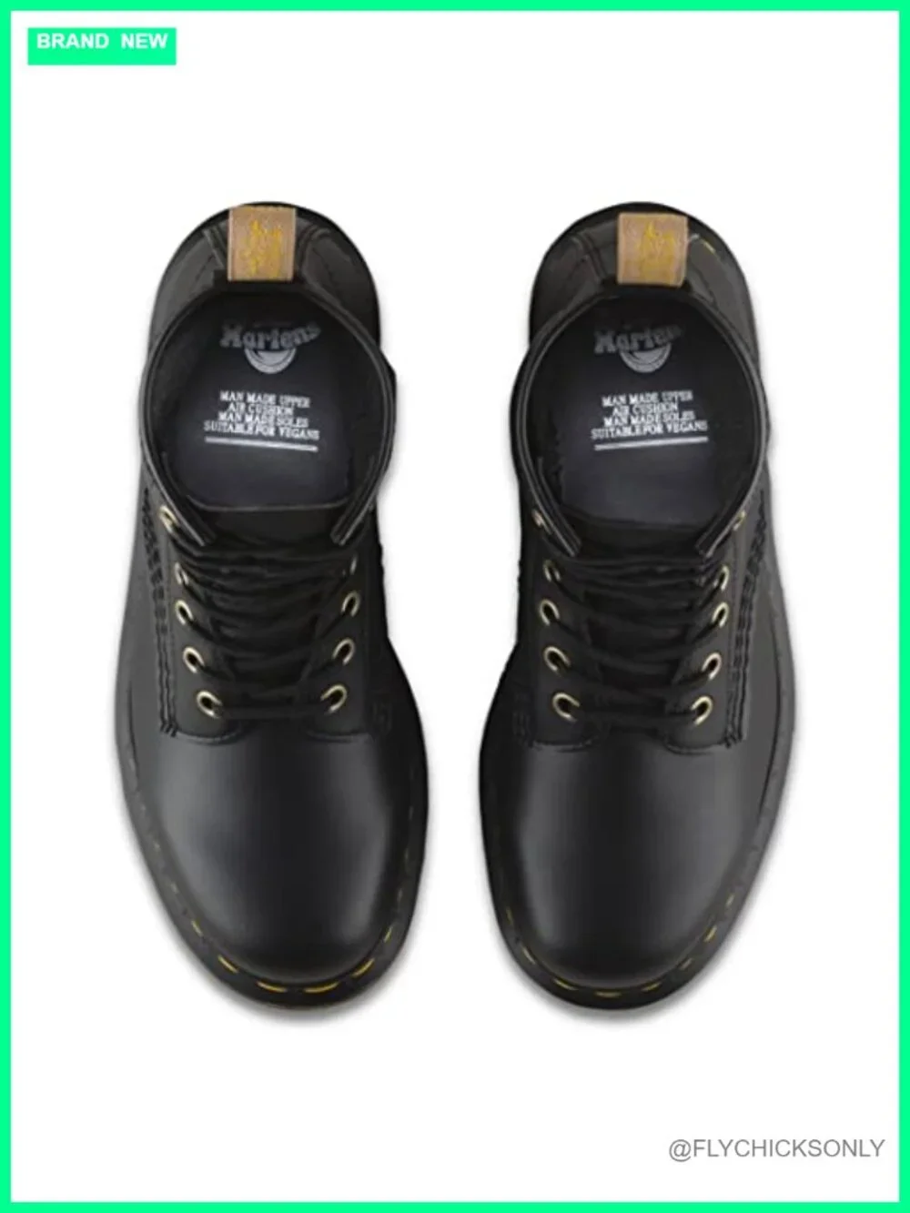 Vegan 1460 8 Eye Combat Boot Lace-Up